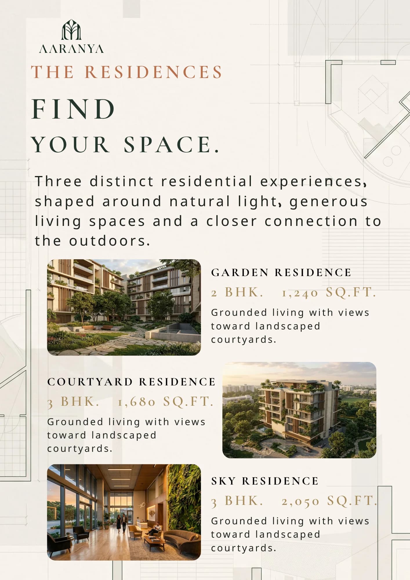 Aaranya brochure page 03 Residences