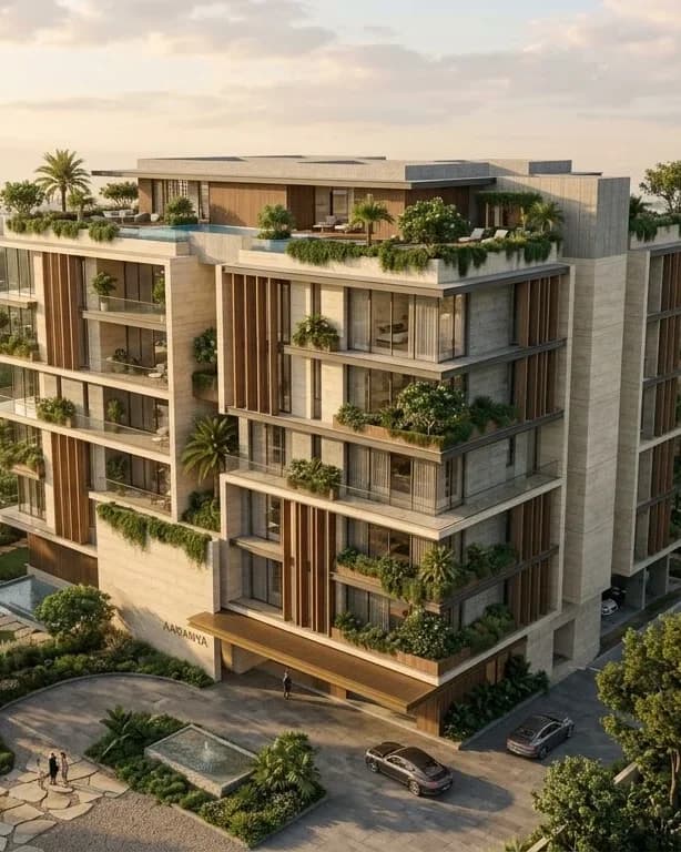 Website design services showcase — Aaranya contemporary residential architecture
