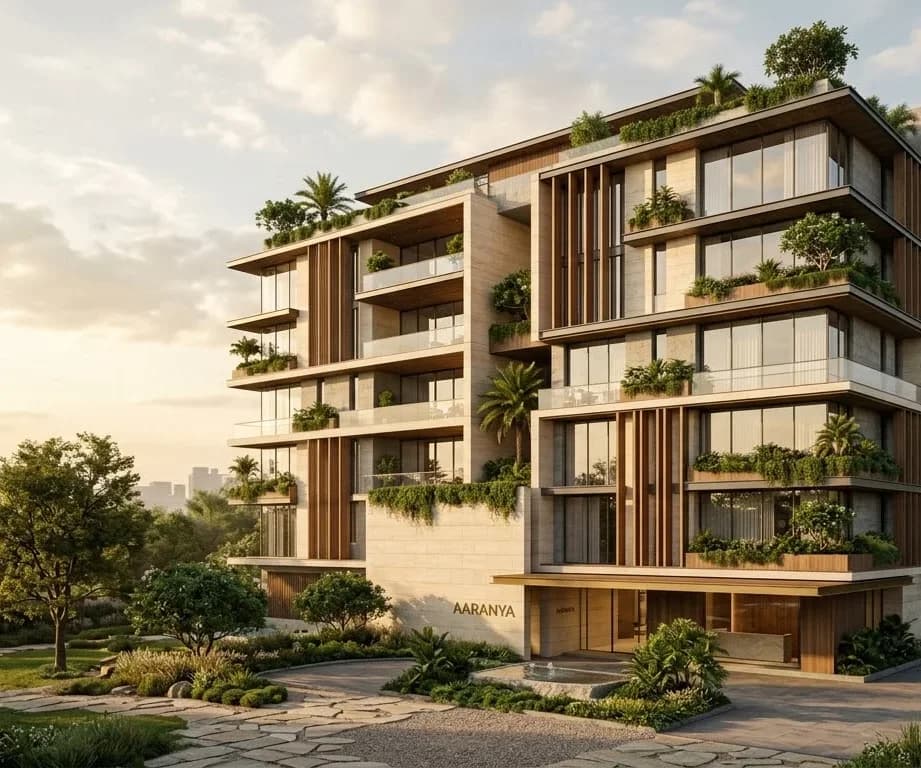 Interactive digital experience 3D view thumbnail — Aaranya residential