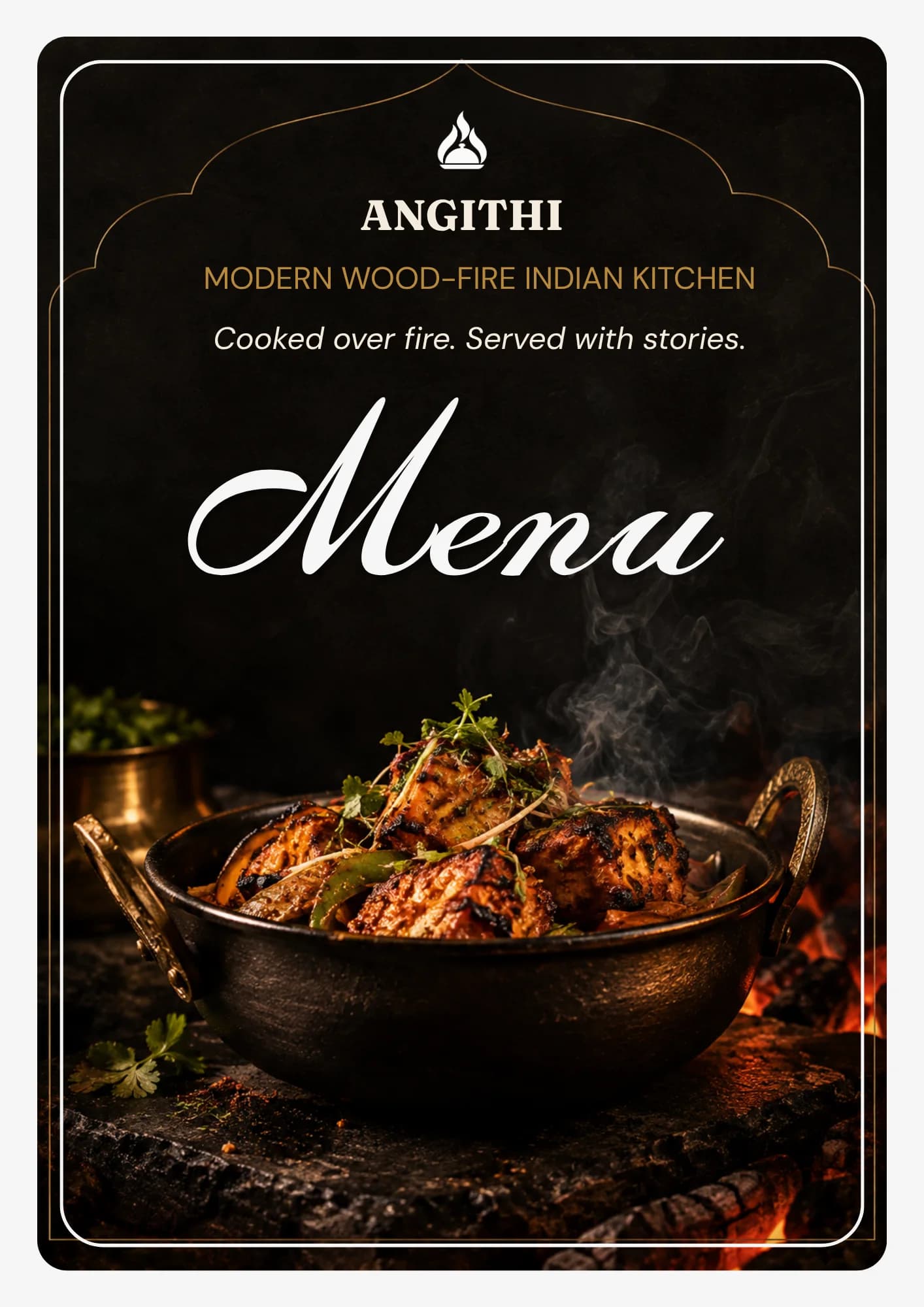 Angithi menu page 1