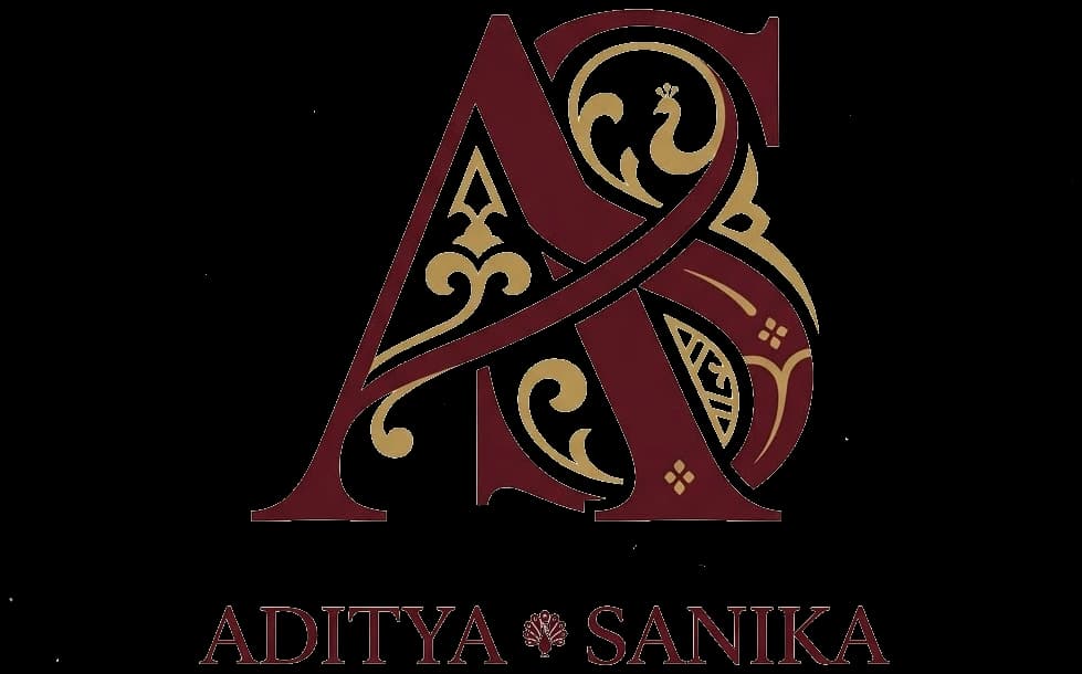Marathi bespoke gold monogram