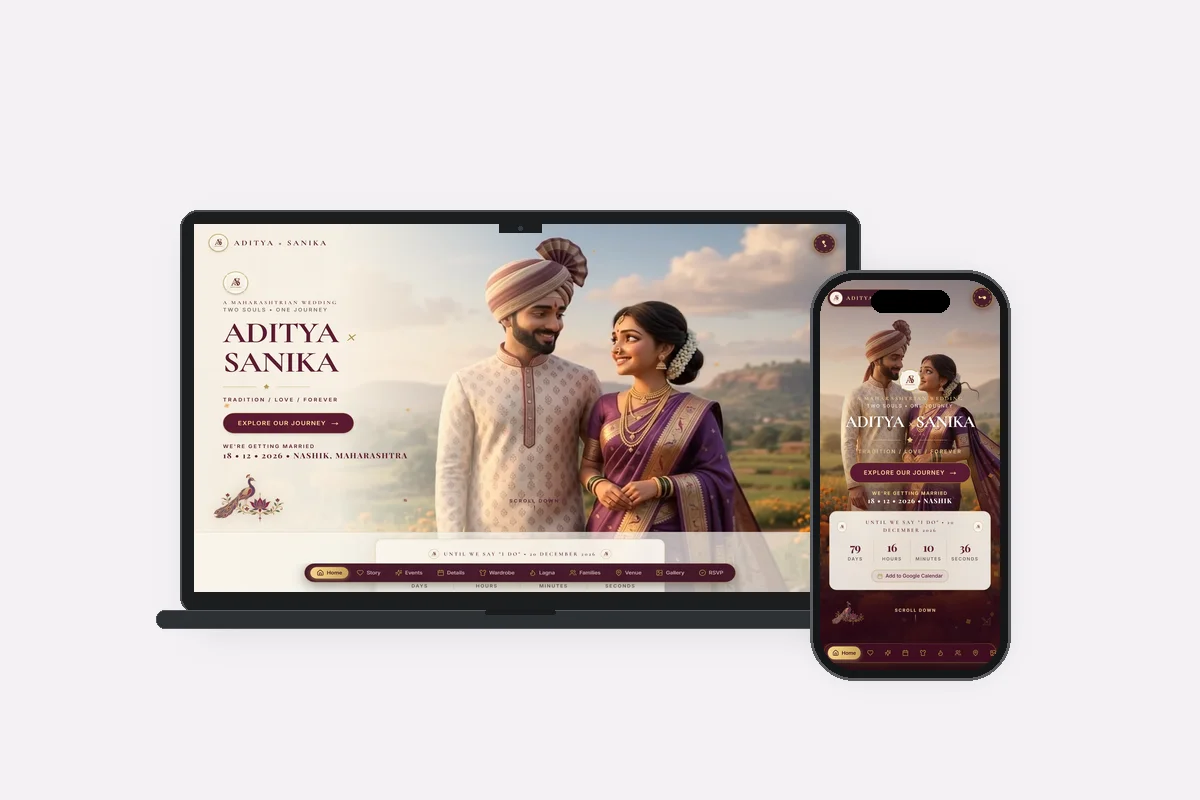 Maharashtrian heritage celebration website