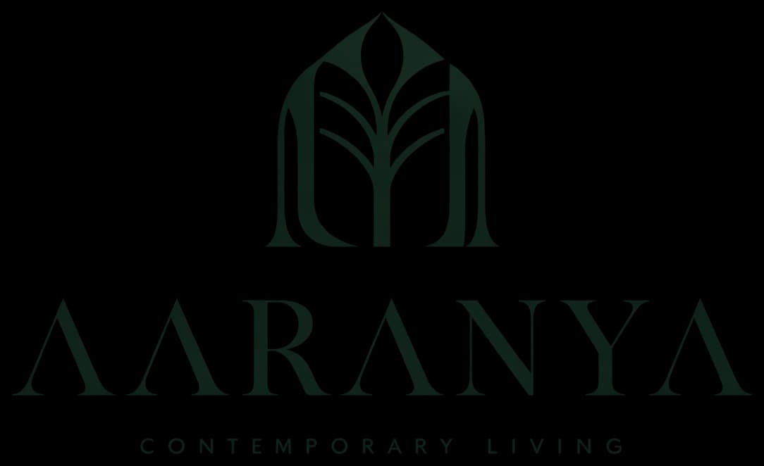 Aaranya logo on warm ivory background